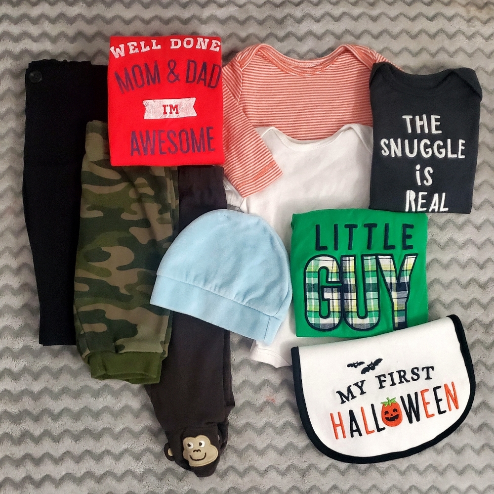 3 months baby boy clothes 11pcs